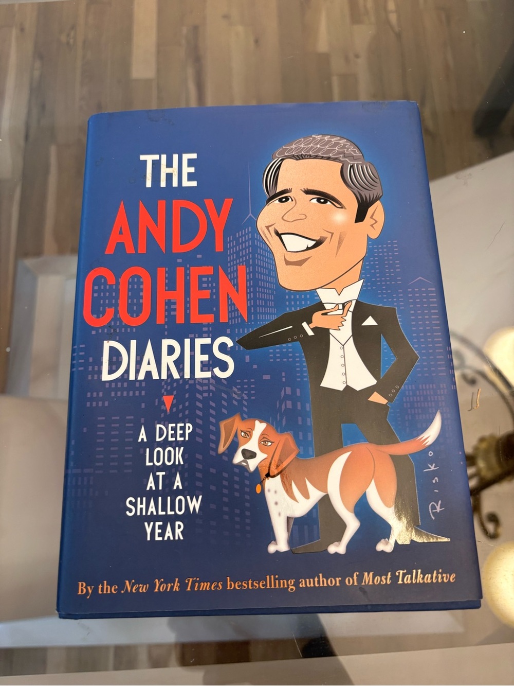 Memoire The Andy Cohen Diaries Hardcover Book - Blue